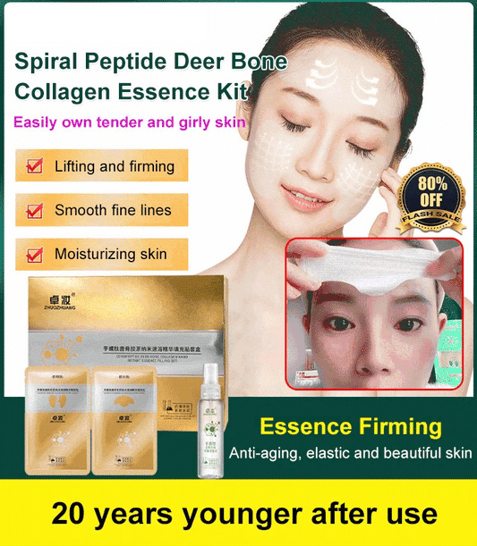 Spiral Peptide Deer Bone Collagen Essence Kit🔥 20 years younger after use 🔥